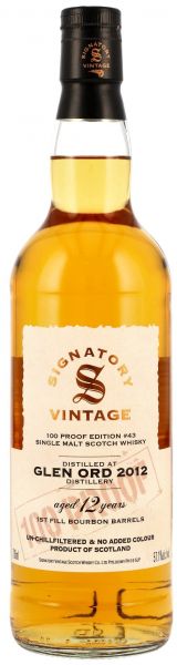 Glen Ord 2012/2025 Signatory Vintage 100 Proof #43 57,1% vol.