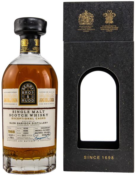 Glen Garioch 1988/2022 Berry Bros. & Rudd Exceptional Casks #1599 45,4% vol.