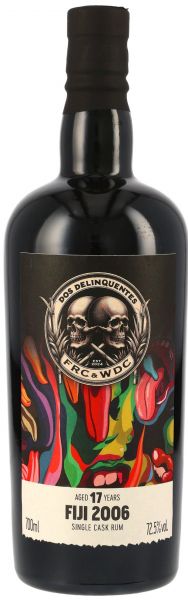 Dos Delinquentes Fiji 2006/2024 FRC & Wu Dram Clan Single Cask Rum 72,5% vol.
