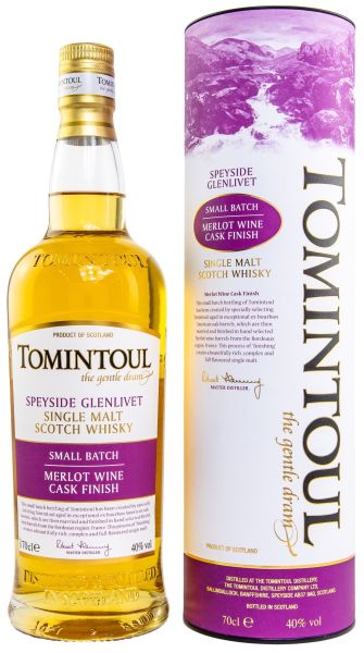 Tomintoul Merlot Cask Wood Finish Range