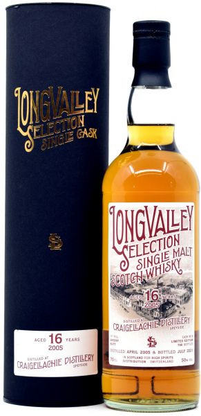 Craigellachie 16 Jahre 2005/2021 1st Fill Sherry LongValley Selection 50% vol.
