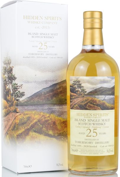 Tobermory 25 Jahre 1995/2020 Hidden Spirits Highproof 50,2% vol.