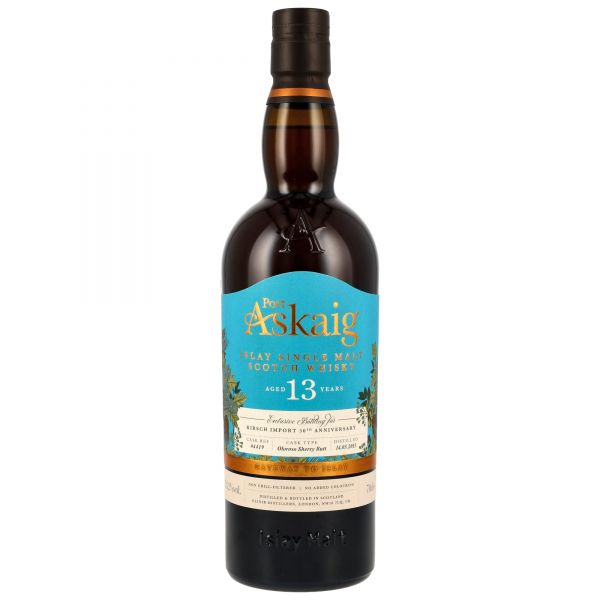 Port Askaig 13 Jahre 2013/2026 Oloroso Sherry Butt #4419 50th Anniversary Kirsch Import 53,2% vol.