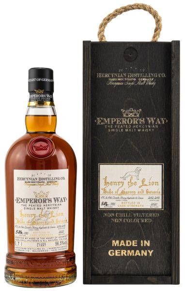 Emperor’s Way Henry the Lion The Peated Hercynian PX & Palo Cortado Sherry 56,5% vol.
