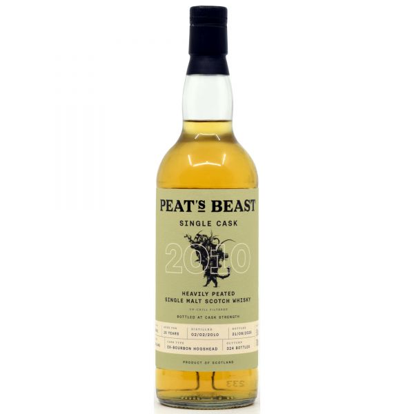 Peat&#039;s Beast 15 Jahre 2010/2025 Ex-Bourbon Single Cask #808001 57% vol.