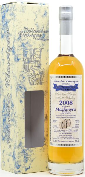 Mackmyra 15 Jahre 2008/2023 Rum Cask Alambic Classique 55,4% vol.