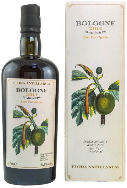 Bologne 7 Jahre 2014/2022 Guadeloupe Velier Rhum Vieux Agricole 54,9% vol.