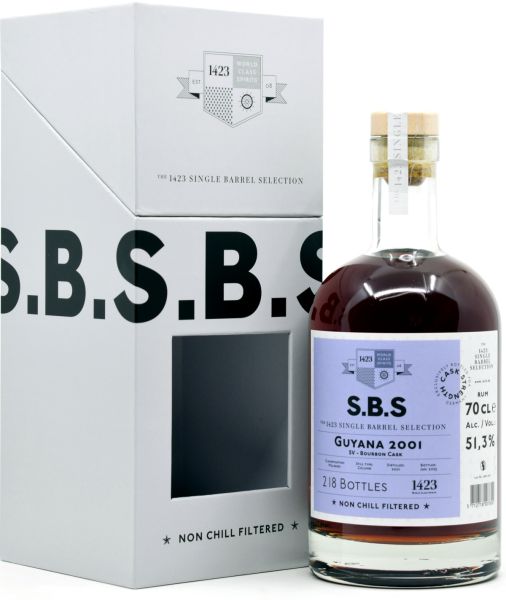 S.B.S. Guyana 2001/2023 Single Cask 51,3% vol.