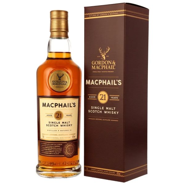 MacPhail's 21 Jahre Gordon &amp; MacPhail 40% vol. (Box)