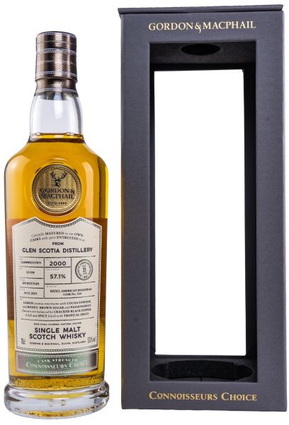 Glen Scotia 21 Jahre 2000/2021 Gordon & MacPhail Cask Strength 57,1% vol.
