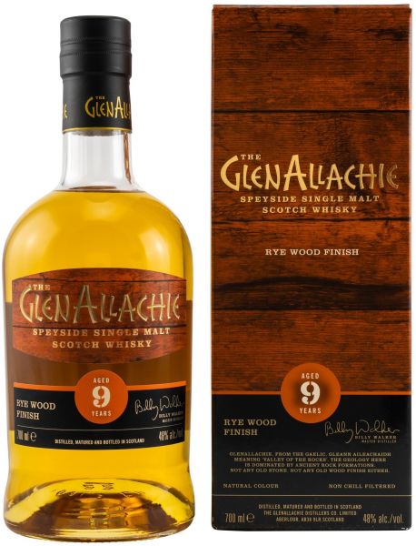 Glenallachie 9 Jahre Rye Wood Finish 48,0% vol.