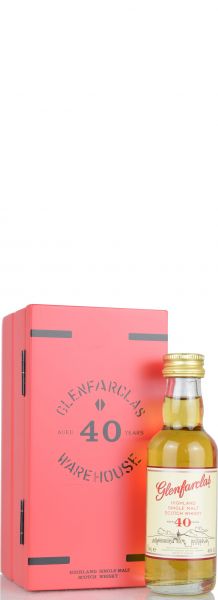 Glenfarclas 40 Jahre Red Warehouse Door Miniatur 5cl 46% vol.