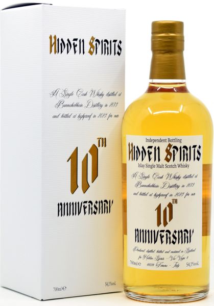 Bunnahabhain (Stoisha) 2013/2023 10th Anniversary Hidden Spirits 54,1% vol.