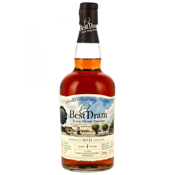 M &amp; H (Milk &amp; Honey) 2021/2026 1st Fill PX Sherry #3550 Best Dram 57,7% vol.