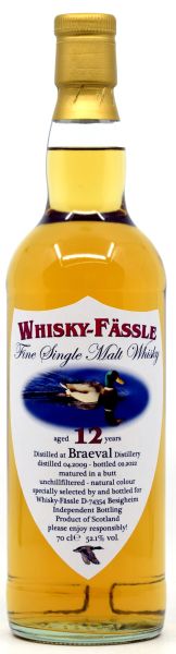 Braeval 12 Jahre 2009/2022 Sherry Cask Whisky-Fässle 52,1% vol.