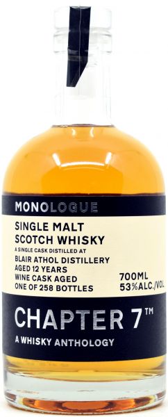 Blair Athol 12 Jahre 2009/2022 Wine Cask Chapter 7 MONOLOGUE #22 53% vol.