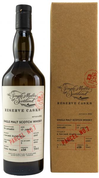 A Lowland Distillery 13 Jahre 2007/2021 The Single Malts of Scotland Reserve Casks #7 48%