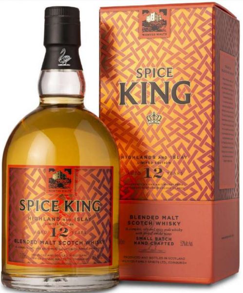 Spice King 12 Jahre „Highland und Islay“ Wemyss Malts 52% vol.