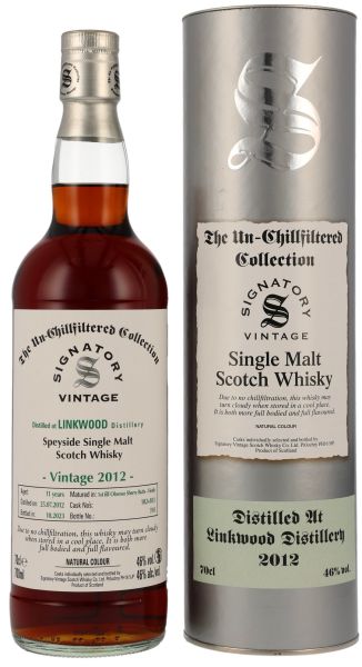 Linkwood 10 Jahre 2012/2023 Sherry Cask Signatory Un-Chillfiltered Collection #102+103