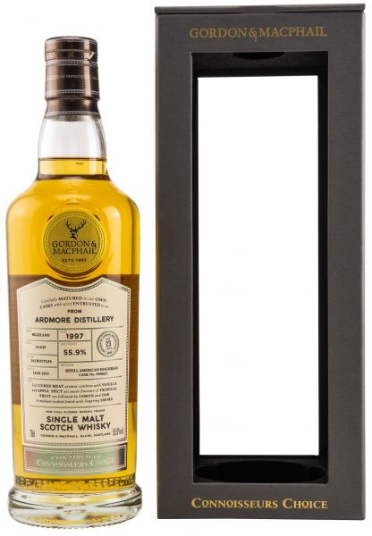 Ardmore 23 Jahre 1997/2021 Gordon & MacPhail Cask Strength 55,9% vol.