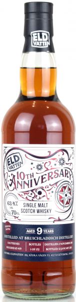 Bruichladdich Rhinns 9 Jahre 2011/2021 Sauternes Cask Svenska Eldvatten 63,4% vol.