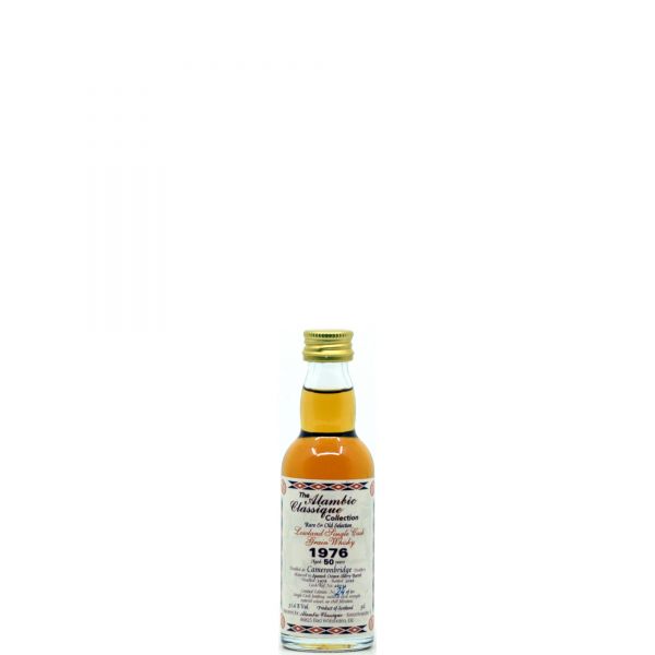 Cameronbridge 50 Jahre 1976/2026 Spanish Octave Sherry Alambic Classique 51,6% vol. Miniatur