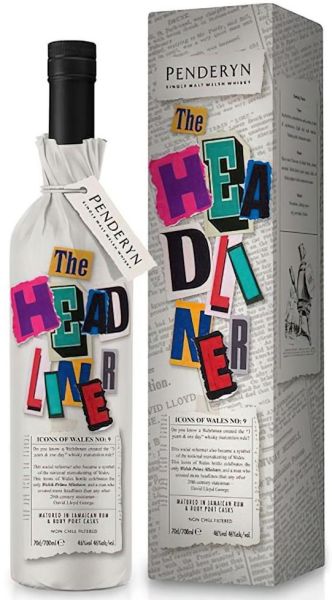 Penderyn Icons of Wales No #9 “The Headliner” 46% vol.