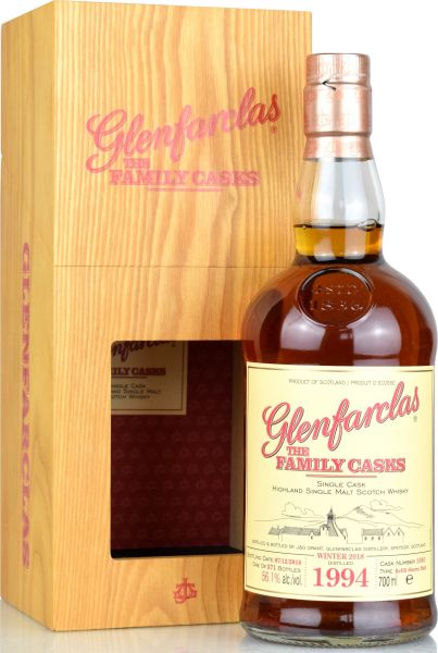 Glenfarclas 24 Jahre 1994/2018 Family Casks W18 #1581 56,1% vol.