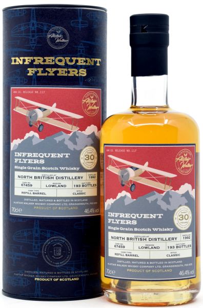 North British 30 Jahre 1992/2023 Alistair Walker Infrequent Flyers 46,4% vol.