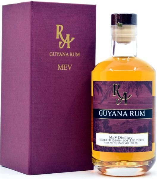 Guyana (MEV Distillery) 32 Jahre 1990/2023 Rum Artesanal Single Cask #71 57,6% vol.