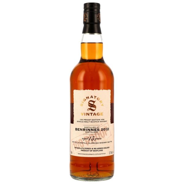 Benrinnes 2012/2025 Oloroso Sherry Signatory Vintage 100 Proof #56 57,1% vol.