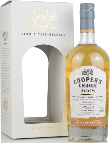 Caol Ila 12 Jahre 2008/2021 Cooper&#039;s Choice 53,5% vol.