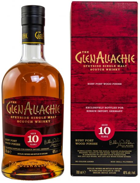 Glenallachie 10 Jahre Ruby Port Wood for Germany 48% vol.