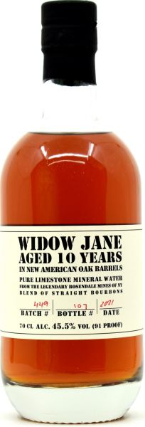 Widow Jane Bourbon Whiskey 10 Jahre