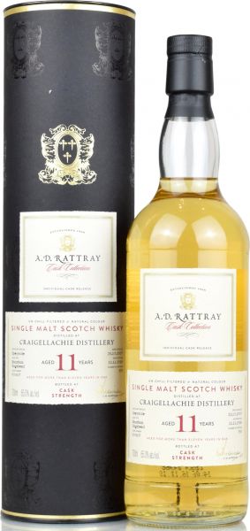 Craigellachie 11 Jahre 2007/2018 A.D. Rattray 65,0% vol.