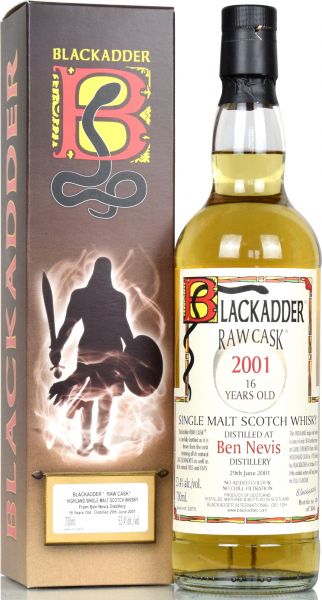 Ben Nevis 16 Jahre 2001/2018 Blackadder Raw Cask 53,4% vol.