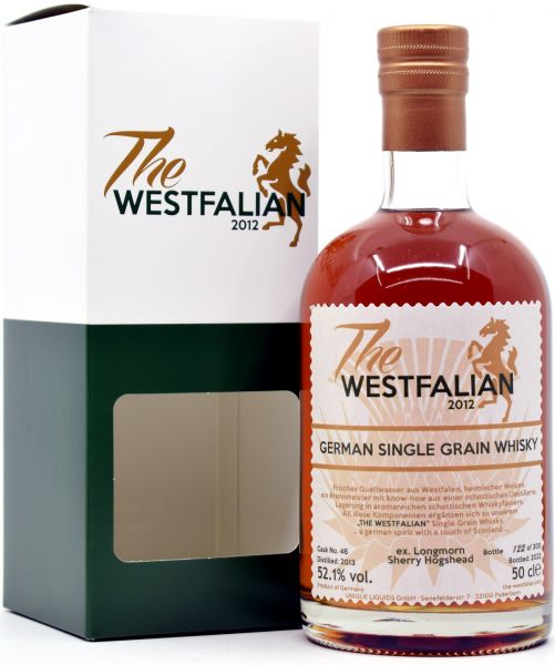 The Westfalian Single Grain 2013/2022 Ex-Longmorn Sherry Cask #46 52,1% vol.