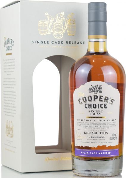 Secret Islay Kilnaughton 2021 Rioja Wine Cooper's Choice 53,5% vol.