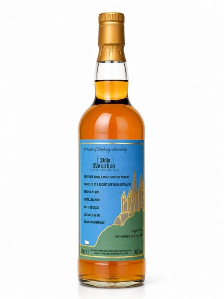 Secret Speyside 19 Jahre 2007/2026 Oloroso Sherry The Whisky Agency x Villa Konthor 50,1% vol.