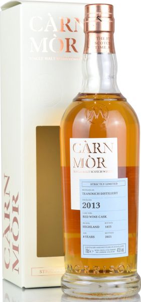 Teaninich 8 Jahre 2013/2021 Red Wine Cask Carn Mor Strictly Limited 47,5% vol.