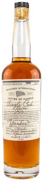 Privateer Rum Letter of Marque – Yankee Single Cask Rum #P380 55,7% vol.