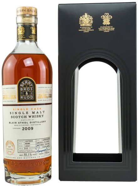 Blair Athol 2009/2021 Californian Wine Cask Berry Bros. & Rudd #307585 55,1% vol.