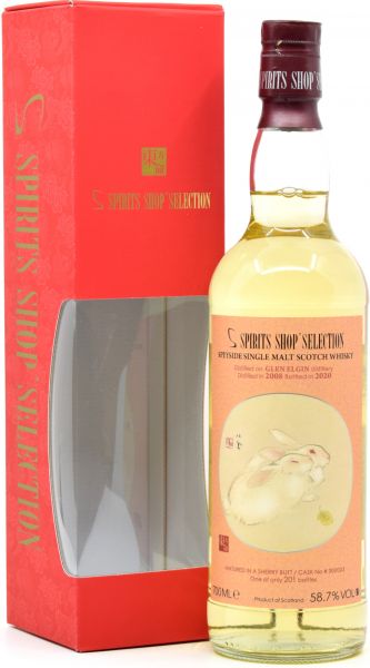 Glen Elgin 12 Jahre 2008/2022 Sherry Cask S-Spirits Shop Selection 58,7% vol.