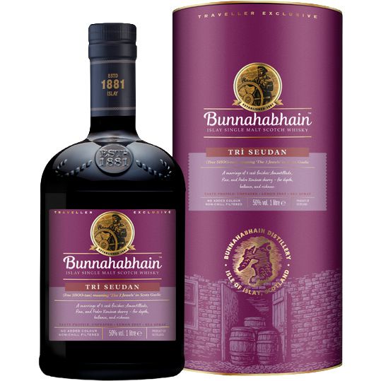 Bunnahabhain Tri Seudan Traveller Exclusive 50% vol. 1 l