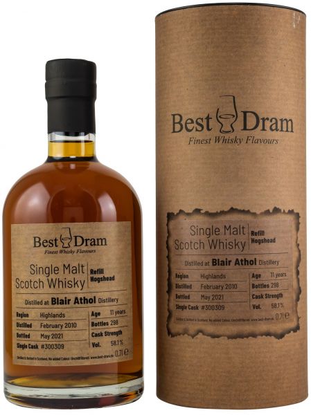 Blair Athol 2010/2021 Best Dram 58,1% vol.
