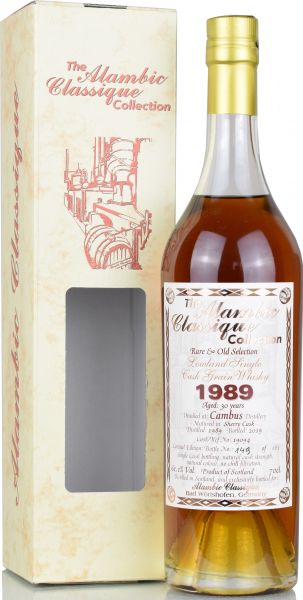 Cambus 30 Jahre 1989/2019 Sherry Cask Alambic Classique 61,1% vol.