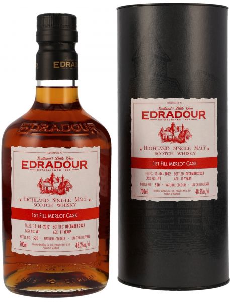 Edradour 2012/2023 St. Michael-Eppan Merlot Single Cask #1 48,2% vol.