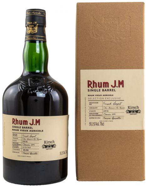 Rhum J.M Vieux Agricole 2015/2021 Single Barrel Sélection Exclusive Kirsch Import 55,1% vol.