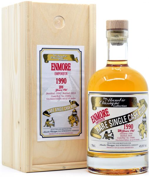 Enmore 28 Jahre 1990/2018 Single Cask #18406 Alambic Classique 45% vol.
