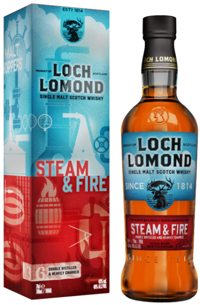 Loch Lomond Steam &amp; Fire Heavily Charred Casks 46% vol.